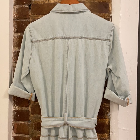 Denim Utility Jumpsuit - Picture 9 of 13